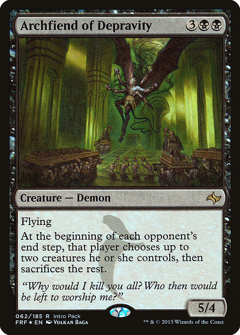 Archfiend of Depravity (Fate Reforged Promos #62)