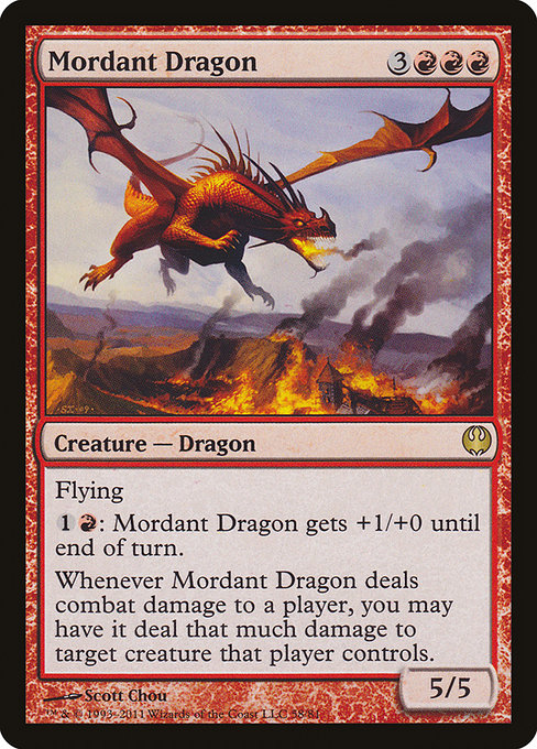 Mordant Dragon (Duel Decks: Knights vs. Dragons #58)