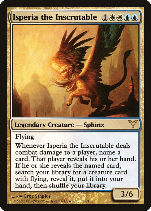 Isperia the Inscrutable (dis) 114 Isperia the Inscrutable (dis) 114