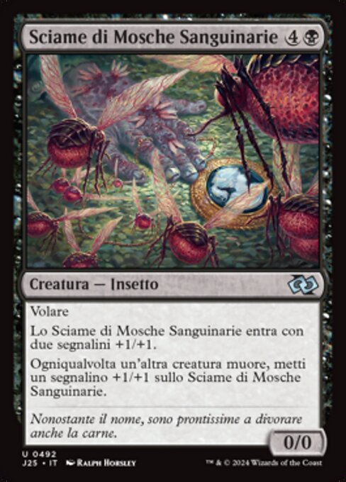 Sciame di Mosche Sanguinarie