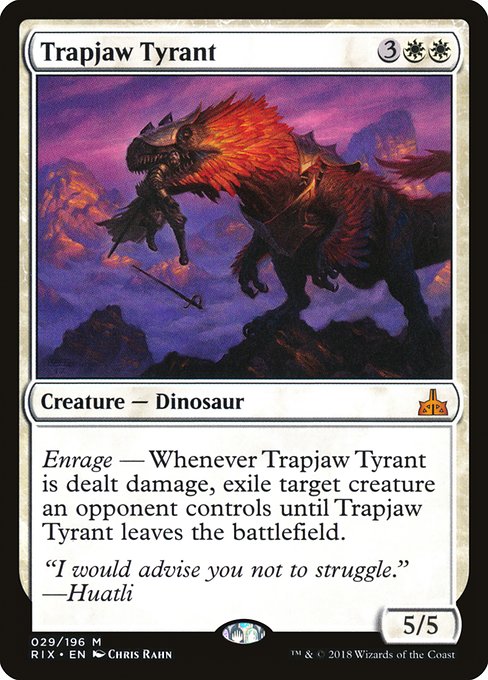 Trapjaw Tyrant (Rivals of Ixalan #29)