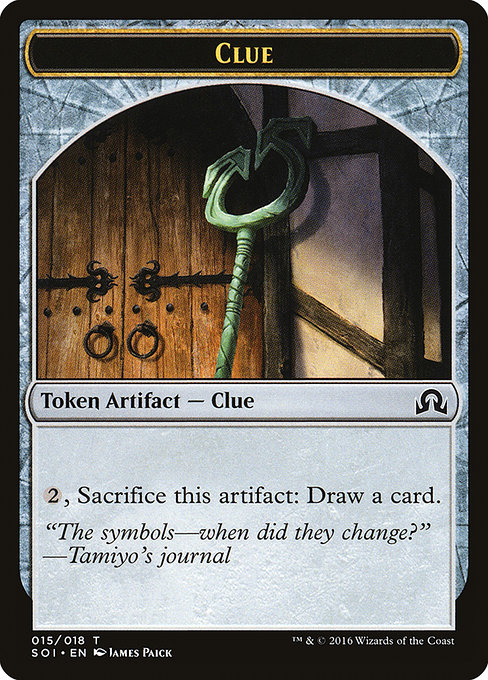 Clue (Shadows over Innistrad Tokens #15)