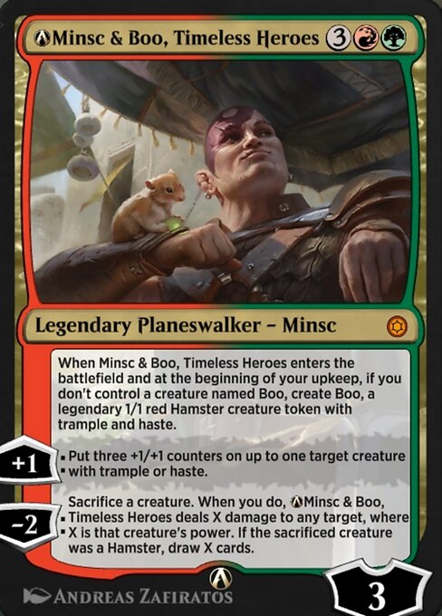 A-Minsc & Boo, Timeless Heroes (Alchemy Horizons: Baldur's Gate #A-243)