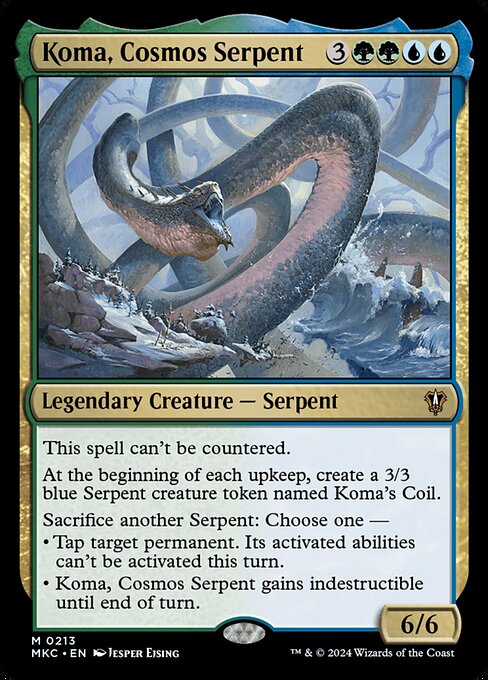 Koma, Cosmos Serpent (mkc) 213 Koma, Cosmos Serpent (mkc) 213