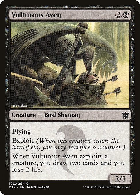 Vulturous Aven card image