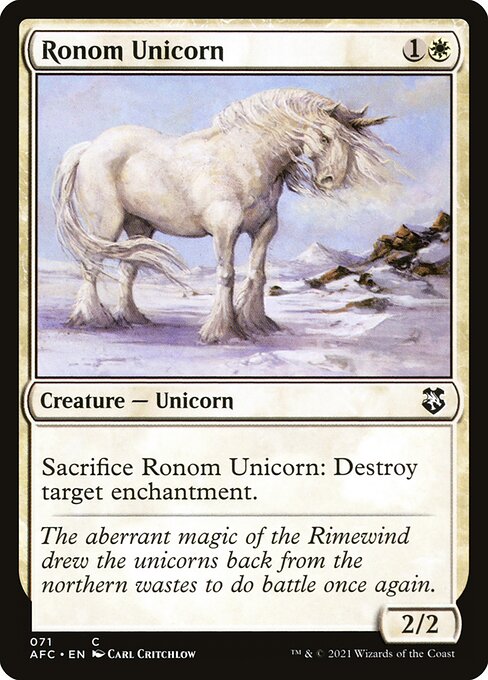 Ronom Unicorn (Forgotten Realms Commander #71)