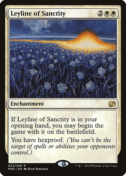 Leyline of Sanctity (Modern Masters 2015 #23)