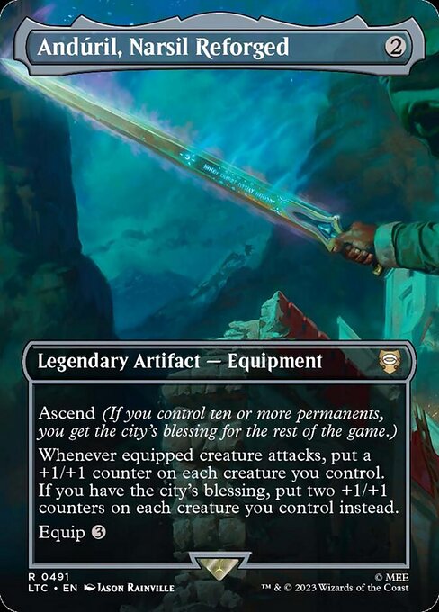 Anduril, Narsil Reforged (Borderless)