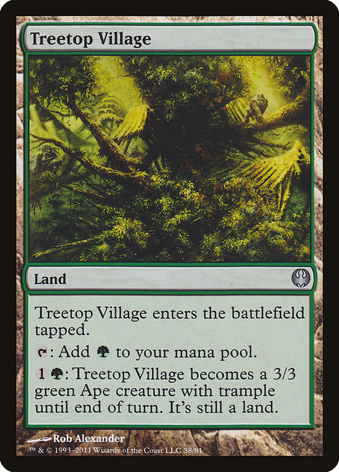 Treetop Village (Duel Decks: Knights vs. Dragons #38)
