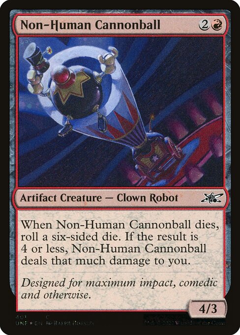Non-Human Cannonball (Unfinity #401)