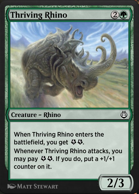 Thriving Rhino (Kaladesh Remastered #183)