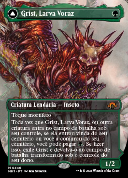 Grist, Voracious Larva // Grist, the Plague Swarm (Modern Horizons 3 #446)