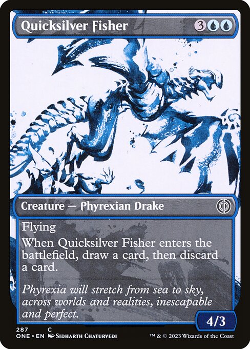 Quicksilver Fisher (Phyrexia: All Will Be One #287)