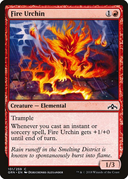 Fire Urchin (Guilds of Ravnica #101)