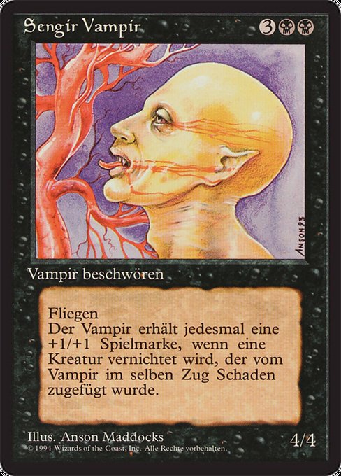 Sengir Vampire (Foreign Black Border #129)