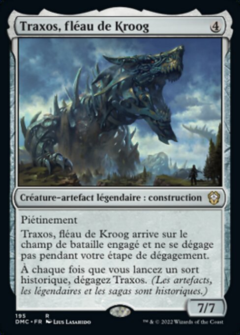 Traxos, Scourge of Kroog (Dominaria United Commander #195)