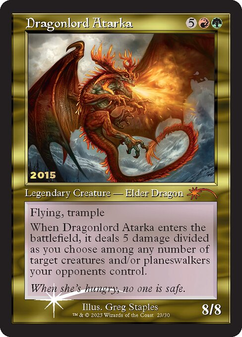Dragonlord Atarka (30th Anniversary Play Promos #23)