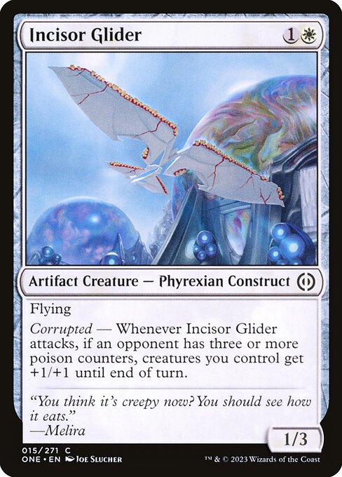 Incisor Glider (Phyrexia: All Will Be One #15)