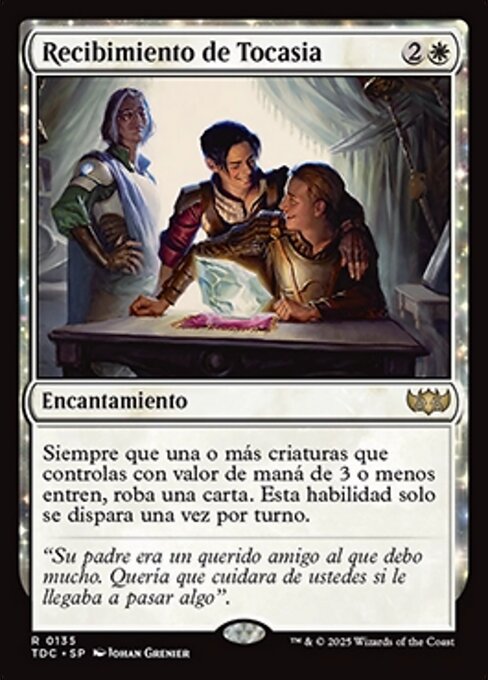 Recibimiento de Tocasia