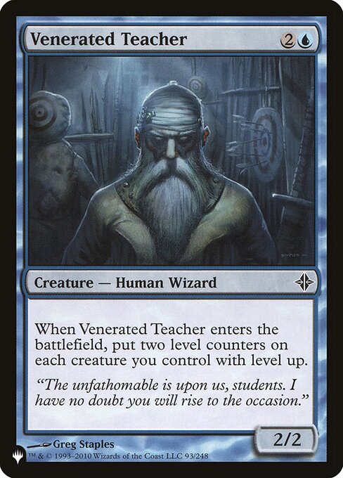 Professeur vénéré|Venerated Teacher