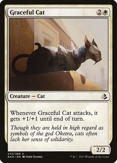 Graceful Cat card image
