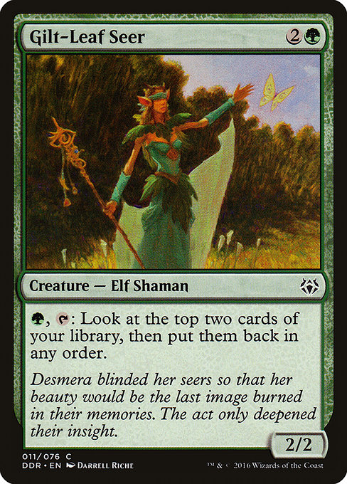 Gilt-Leaf Seer (Duel Decks: Nissa vs. Ob Nixilis #11)