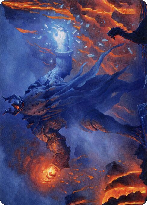 Aegar, the Freezing Flame // Aegar, the Freezing Flame (Kaldheim Art Series #55)