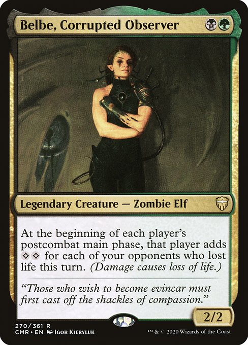 Belbe, Corrupted Observer (Commander Legends #270)