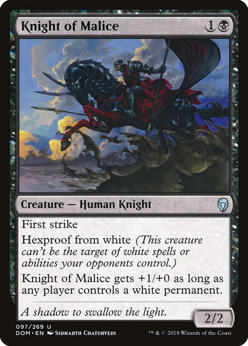 Knight of Malice card image