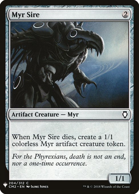 Myr Sire (The List #CM2-204)