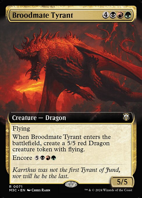 Broodmate Tyrant (Modern Horizons 3 Commander #71)