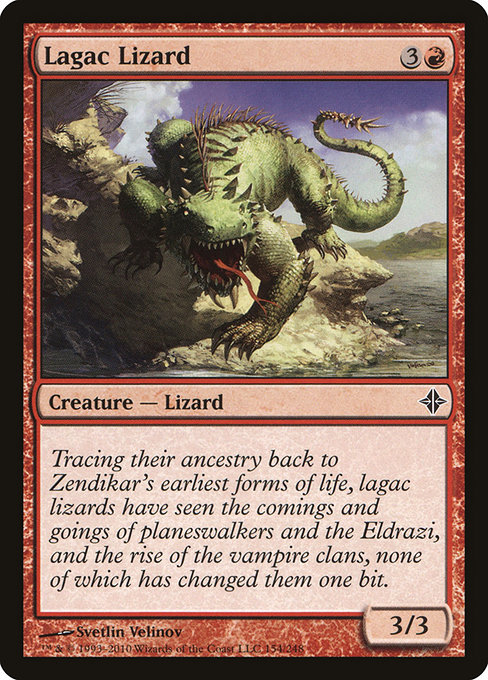 Lagac Lizard (Rise of the Eldrazi #154)