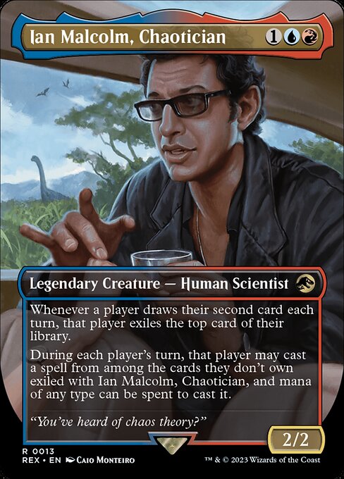 Ian Malcolm, Chaotician (Borderless)