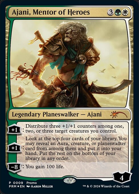 Ajani, Mentor dos Heróis (Resale Promos)