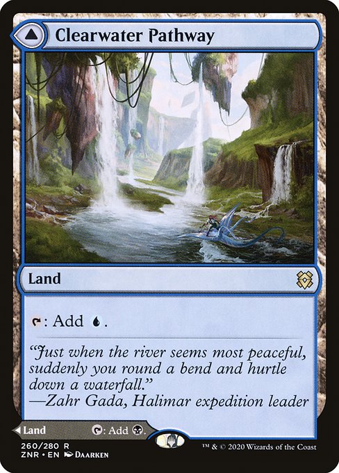 Clearwater Pathway // Murkwater Pathway (Zendikar Rising #260)