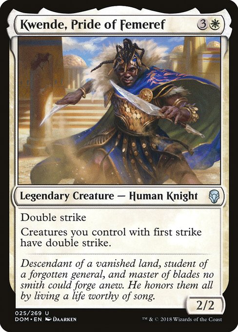 Kwende, Pride of Femeref (Dominaria #25)