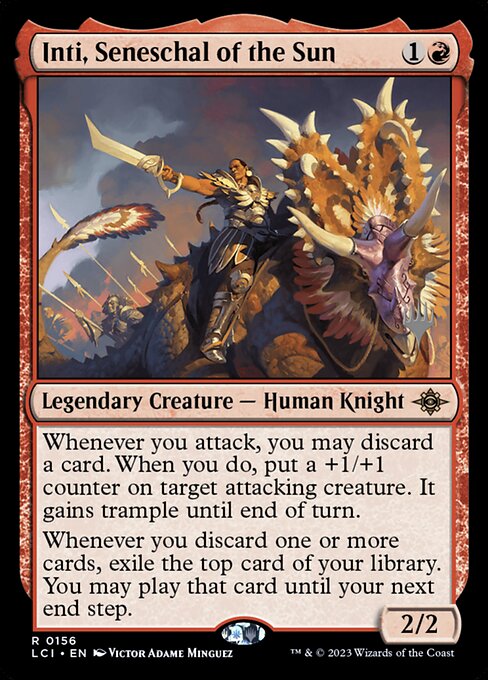 Inti, Seneschal of the Sun (The Lost Caverns of Ixalan Promos #156p)