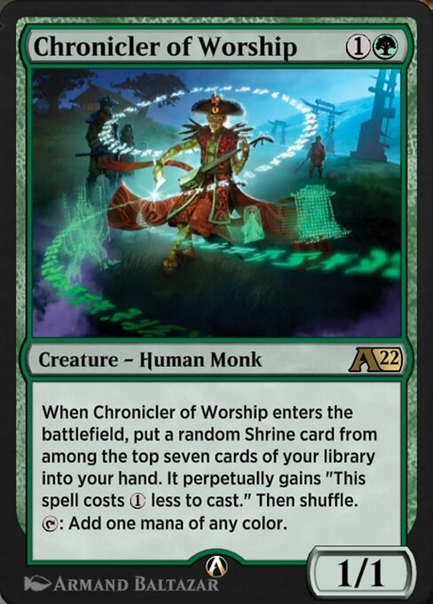 Chronicler of Worship (Alchemy: Kamigawa #25)