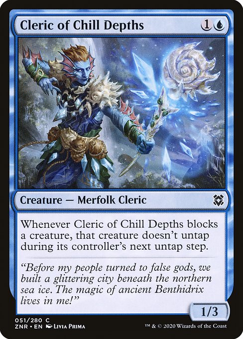 Cleric of Chill Depths card image