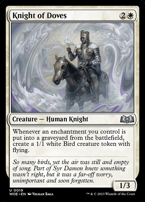 Knight of Doves card image