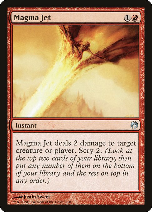 Jet de magma|Magma Jet