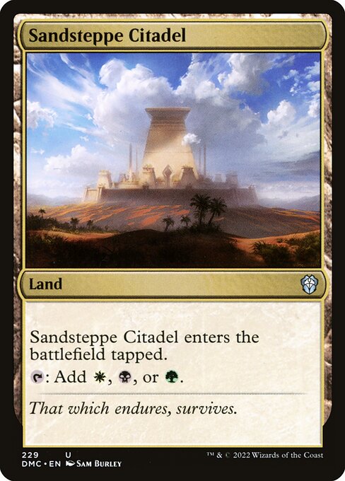 Citadelle de la steppe de sable|Sandsteppe Citadel
