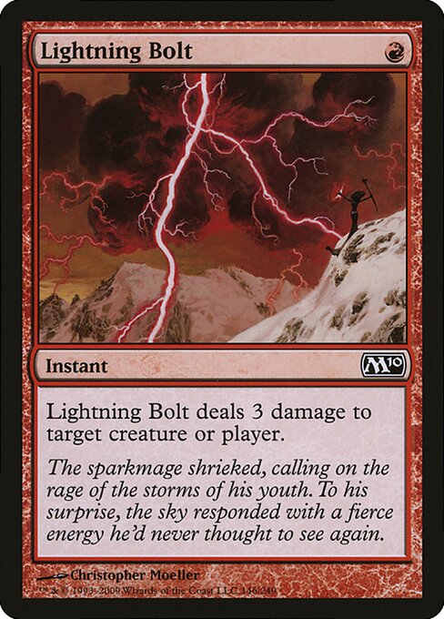 Lightning Bolt (Magic Player Rewards 2009 #146)