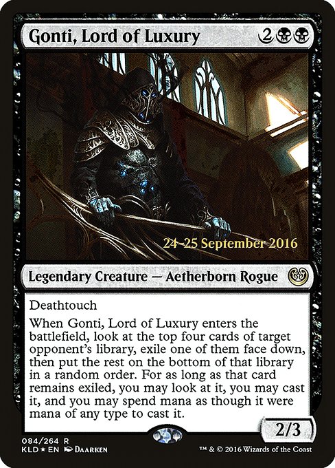 Gonti, Lord of Luxury (Kaladesh Promos #84s)