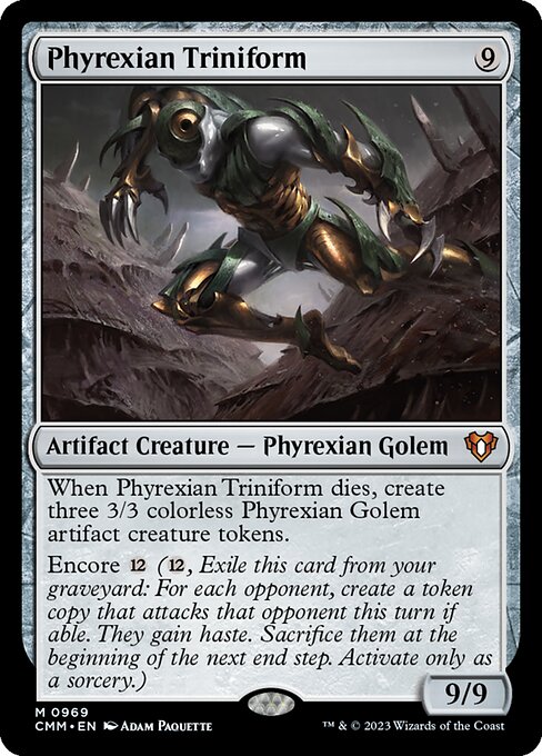 Phyrexian Triniform (cmm) 969 Phyrexian Triniform (cmm) 969