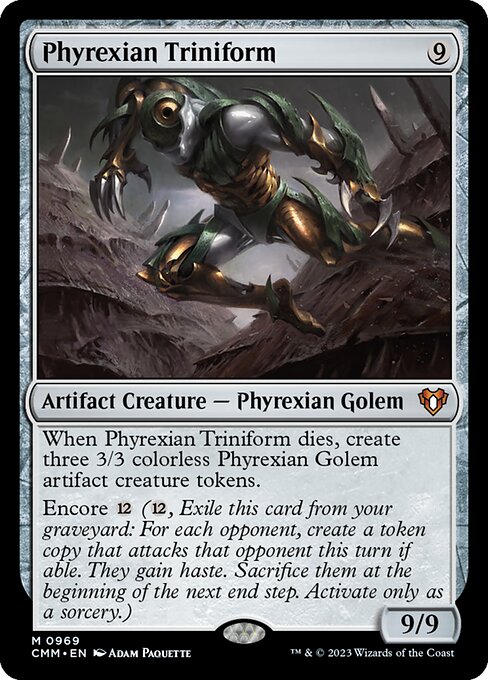 Phyrexian Triniform (cmm) 969