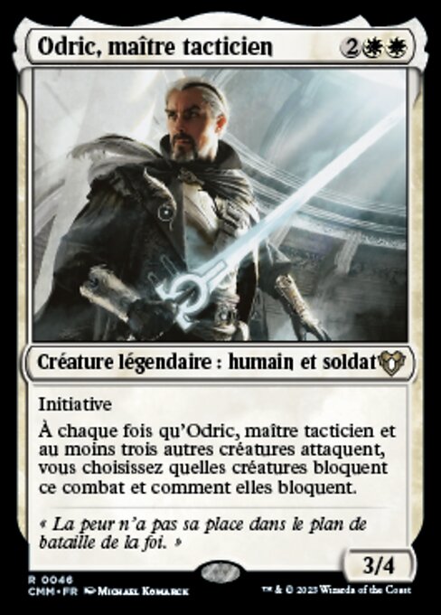 Odric, Master Tactician (Commander Masters #46)