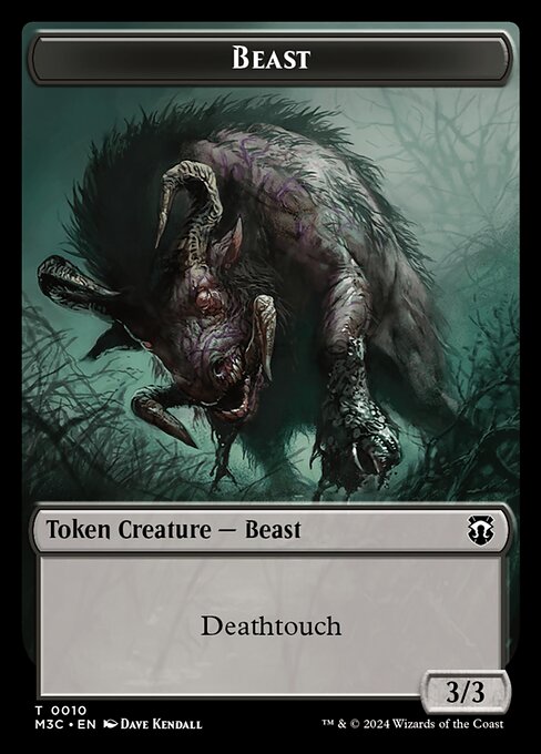 Beast (Modern Horizons 3 Commander Tokens #10)