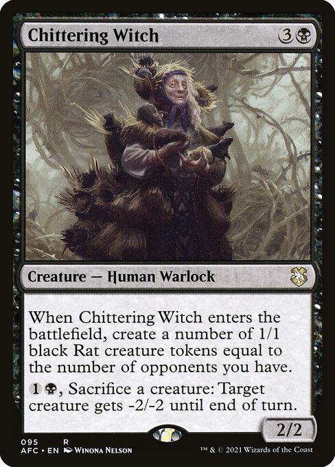 Envoûteuse bruyante|Chittering Witch