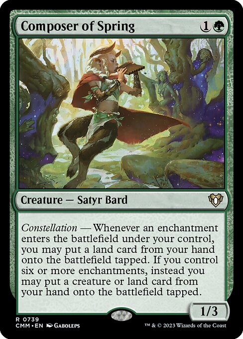 Composer of Spring (Commander Masters #739)